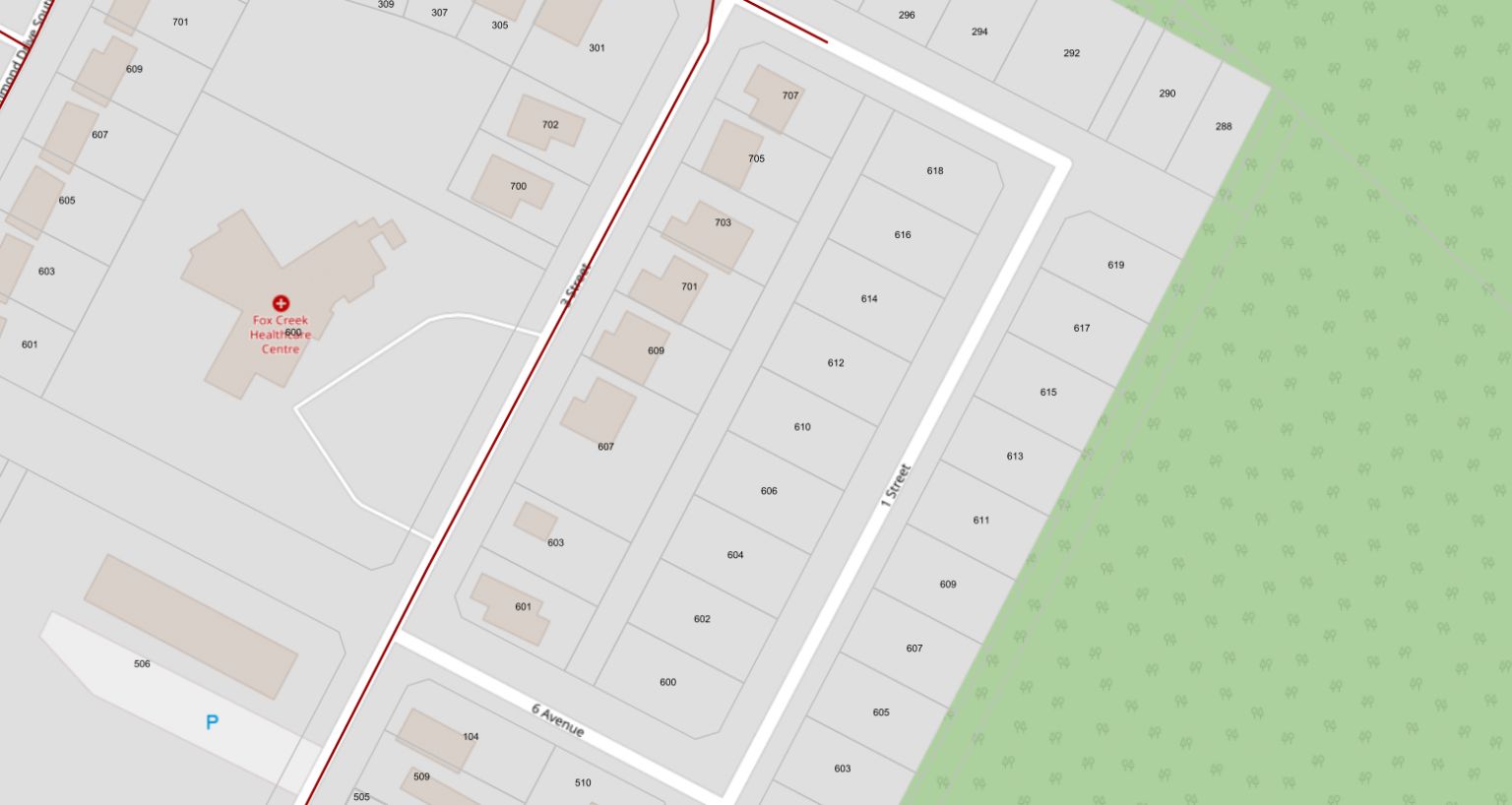 22Lot NEW Subdivision Town of Fox Creek